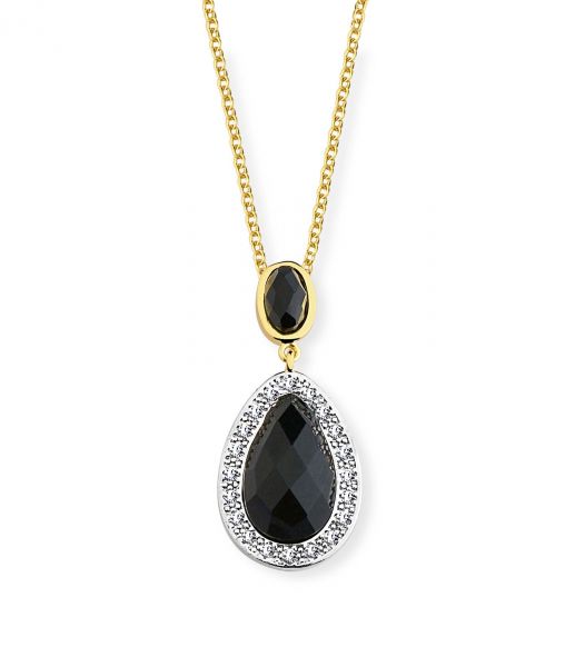 COLAR CURTO FOLHEADO A OURO COM CORRENTE MODELO VENEZIANA E